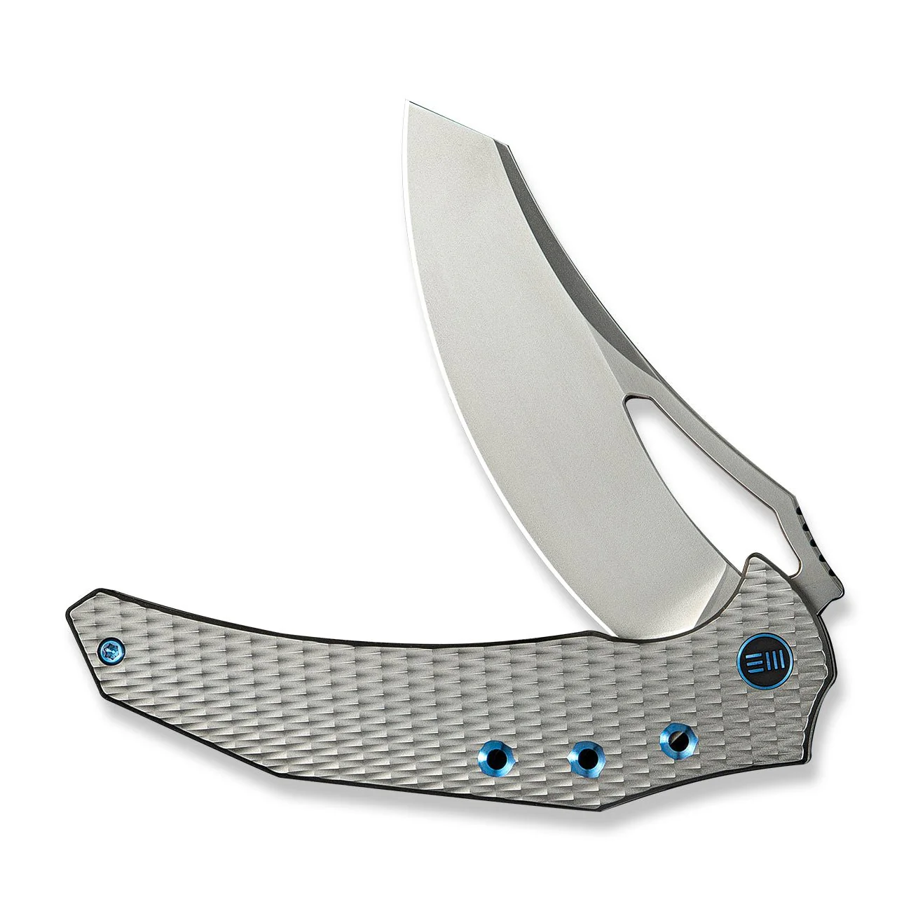 WEKNIFE Epaulette Flipper & Thumb Hole Knife Titanium Handle (3.45" M390 Blade) WE24024-3 - Image 5