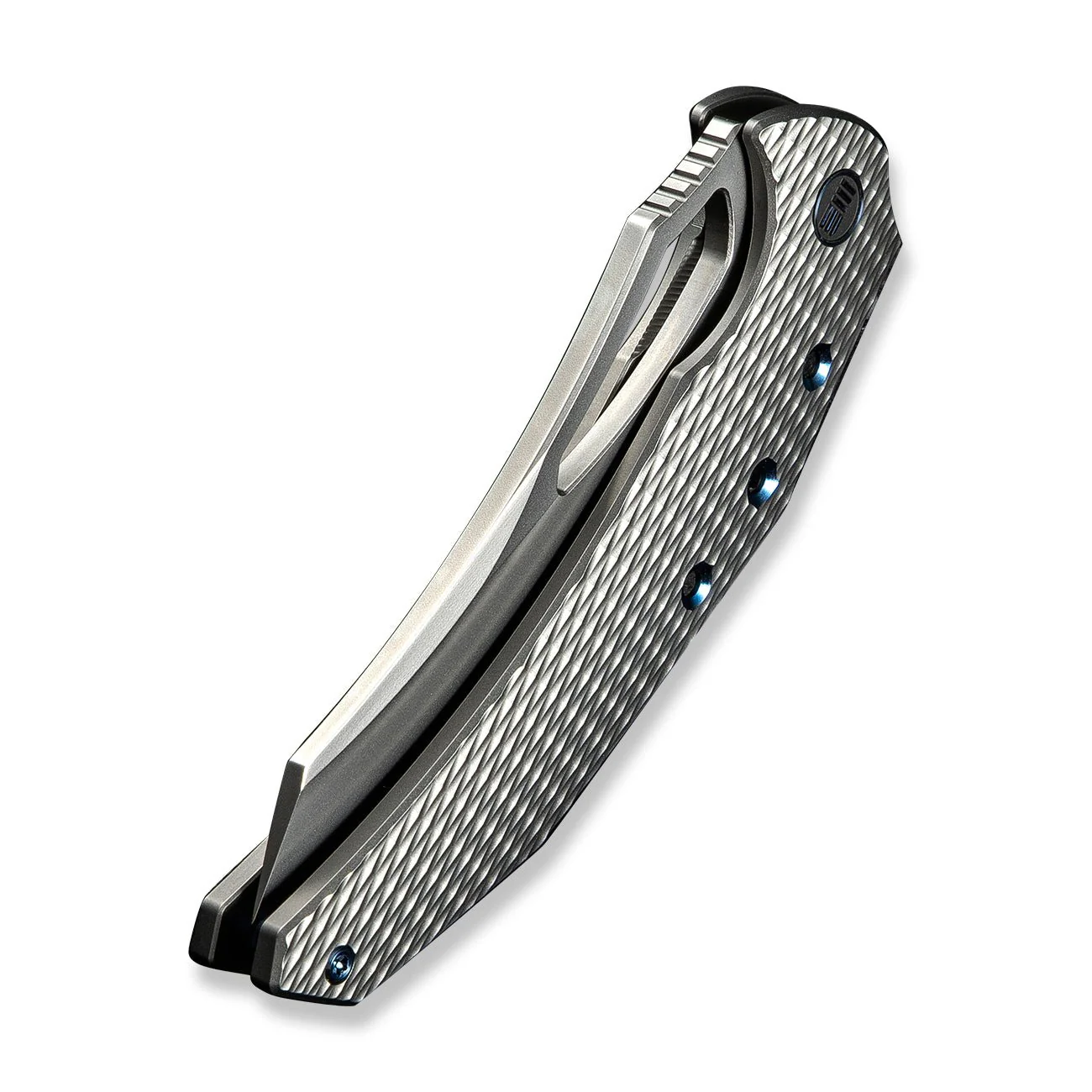 WEKNIFE Epaulette Flipper & Thumb Hole Knife Titanium Handle (3.45" M390 Blade) WE24024-3 - Image 8
