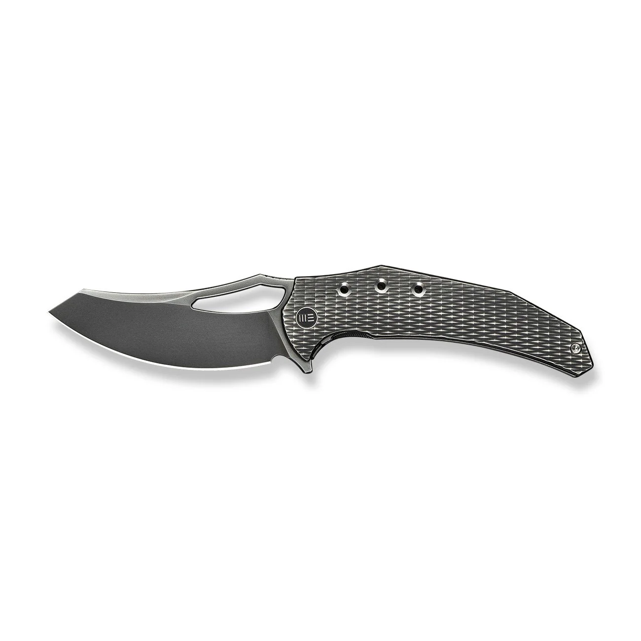 WEKNIFE Epaulette Flipper & Thumb Hole Knife Titanium Handle (3.45" M390 Blade) WE24024-4 - Image 4