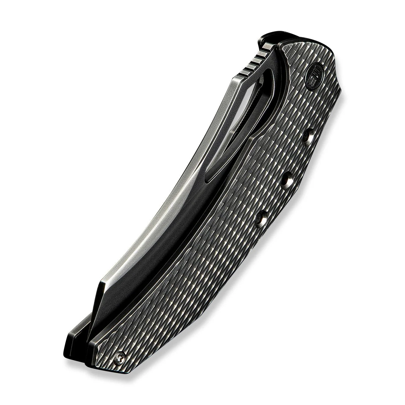 WEKNIFE Epaulette Flipper & Thumb Hole Knife Titanium Handle (3.45" M390 Blade) WE24024-4 - Image 8