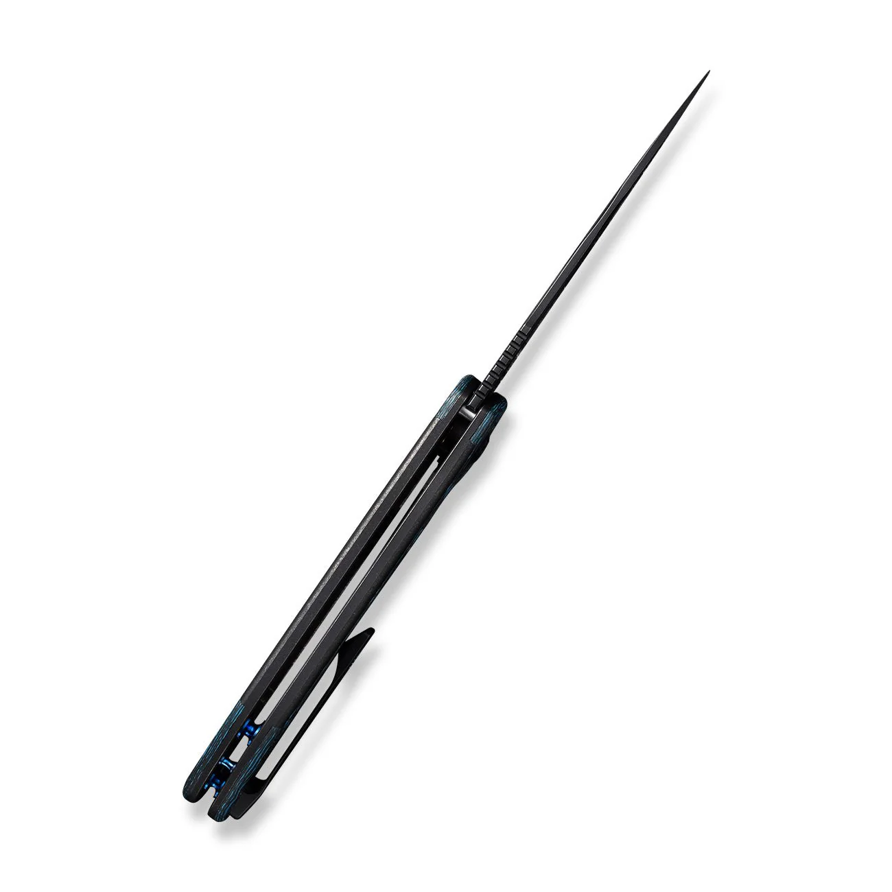 WEKNIFE Equivik Flipper Knife Titanium & FatCarbon Fiber Handle (3.48" CPM 20CV Blade) WE23020-4 - Image 10