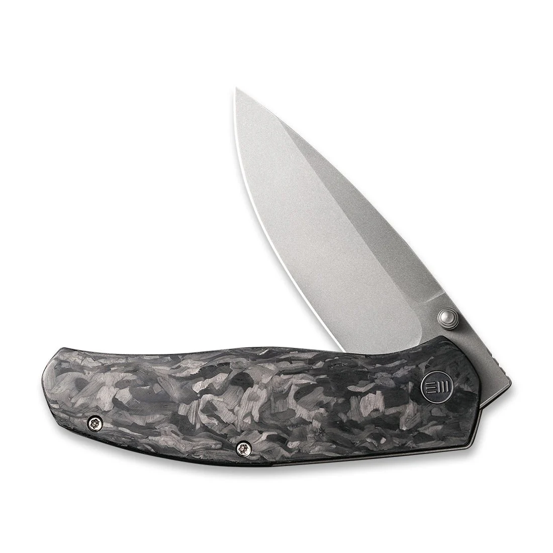 WEKNIFE Esprit Thumb Stud & Front Flipper Knife Titanium & Carbon Fiber Handle (3.25" CPM 20CV Blade) WE20025A-A - Image 4