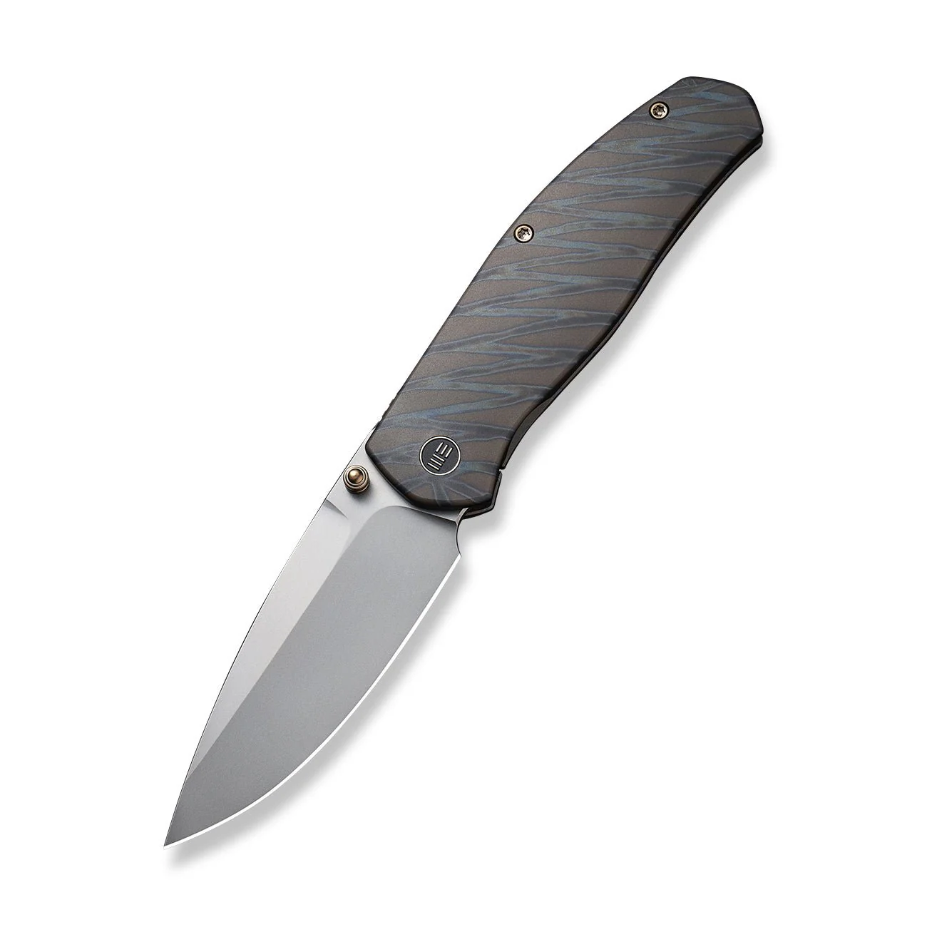 WEKNIFE Esprit Front Flipper & Thumb Stud Knife Titanium Handle (3.25" CPM 20CV Blade) WE20025B-B - Image 3