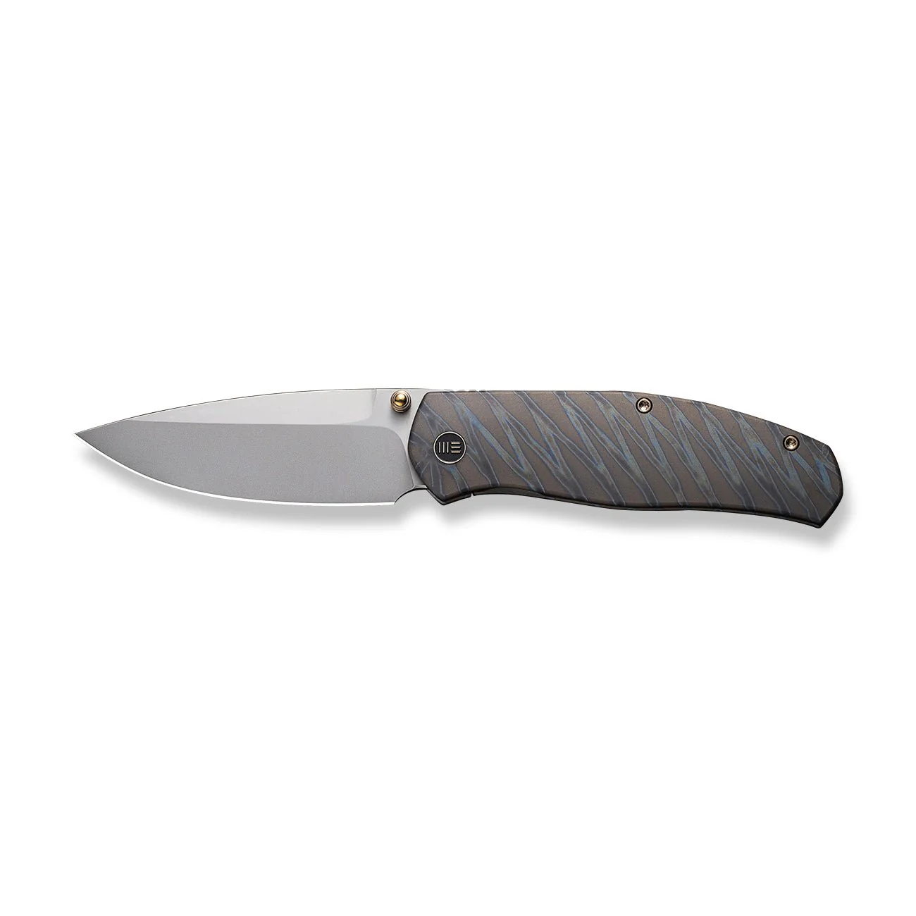 WEKNIFE Esprit Front Flipper & Thumb Stud Knife Titanium Handle (3.25" CPM 20CV Blade) WE20025B-B - Image 4