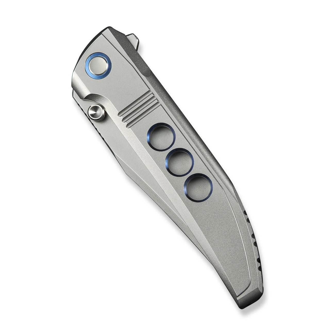 WEKNIFE Ezinta Flipper & Thumb Stud Knife Titanium Handle (3.99" M390 Blade) WE22041-2 - Image 6