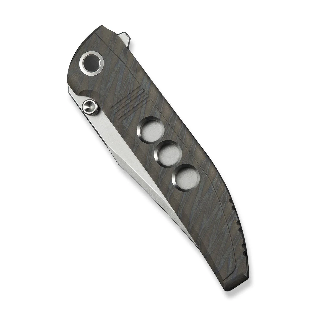 WEKNIFE Ezinta Flipper & Thumb Stud Knife Titanium Handle (3.99" M390 Blade) WE22041-4 - Image 6
