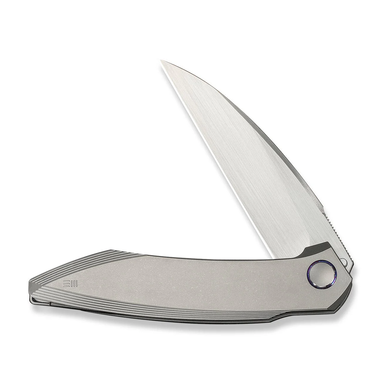WEKNIFE Fluxor Flipper Knife Titanium Handle (3.98" M390 Blade) WE23071-2 - Image 5