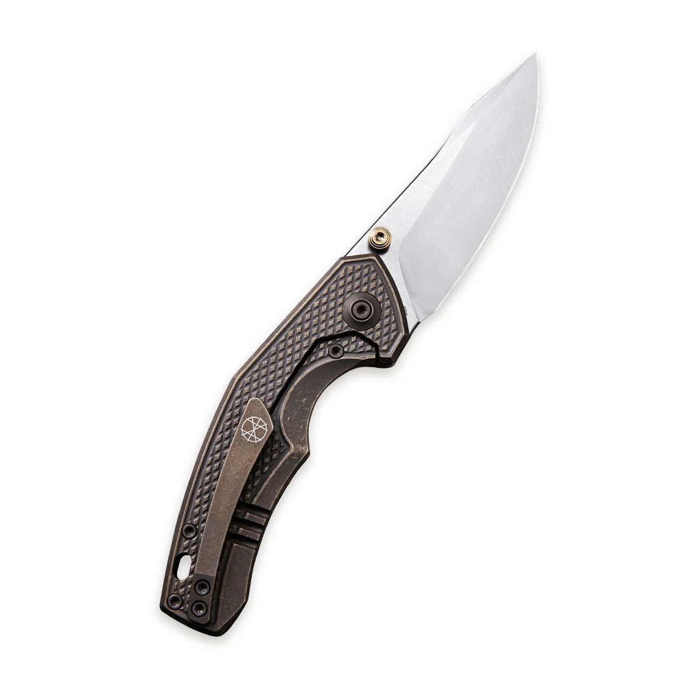 WEKNIFE Gnar Thumb Stud Knife Titanium Handle (2.78" CPM S35VN Blade) 917A - Image 2
