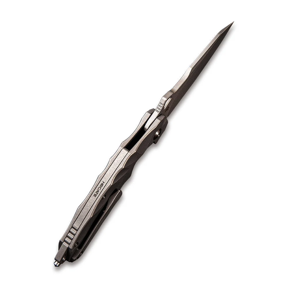 WEKNIFE Hecate Flipper & Thumb Hole Knife Titanium Handle (3.81" CPM 20CV Blade) 922A - Image 8