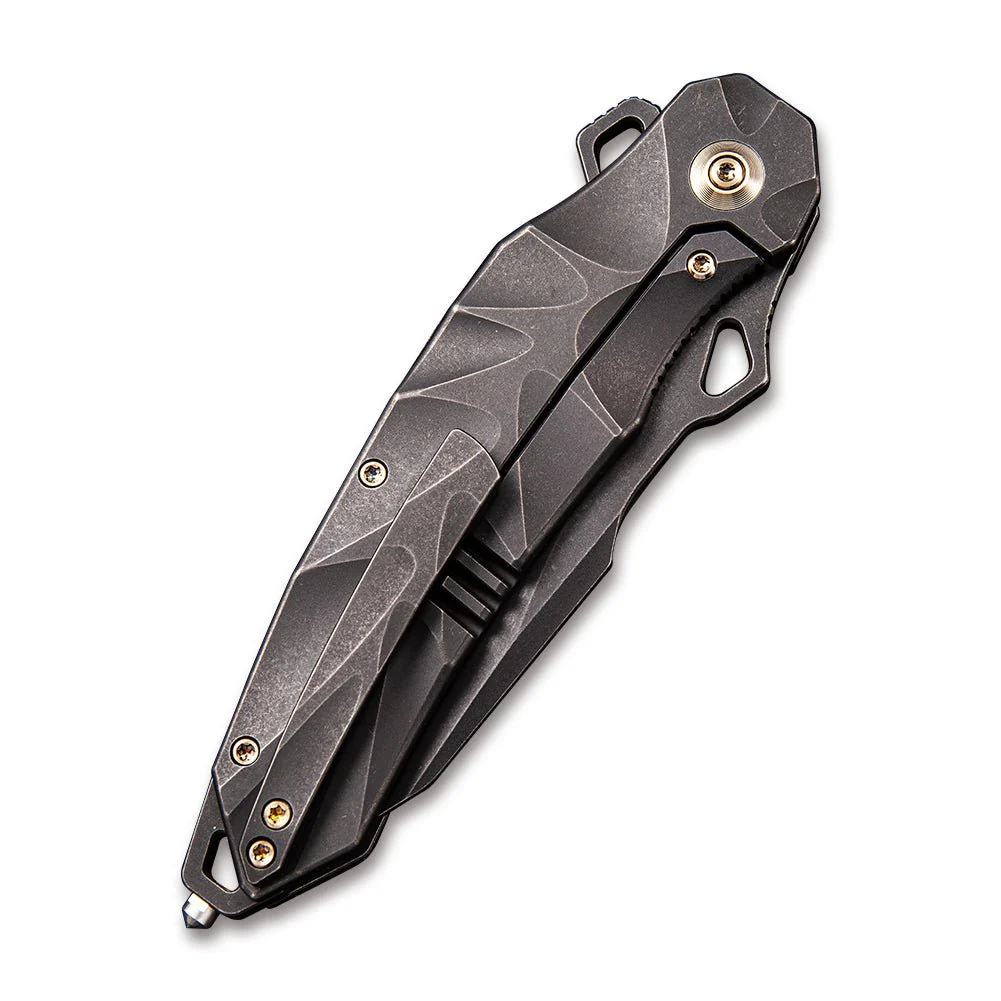 WEKNIFE Hecate Flipper & Thumb Hole Knife Titanium Handle (3.81" CPM 20CV Blade) 922B - Image 6