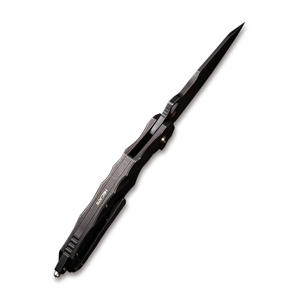 WEKNIFE Hecate Flipper & Thumb Hole Knife Titanium Handle (3.81" CPM 20CV Blade) 922B - Image 8