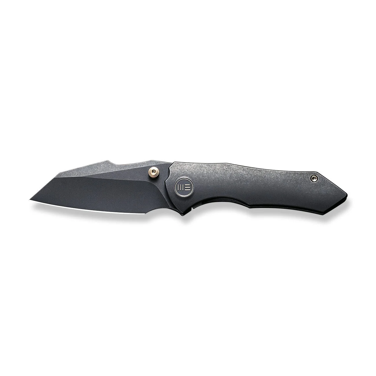 WEKNIFE High-Fin Thumb Stud Knife Titanium Handle (2.98" CPM 20CV Blade) WE22005-1 - Image 4