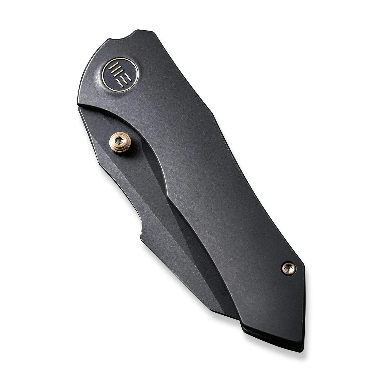 WEKNIFE High-Fin Thumb Stud Knife Titanium Handle (2.98" CPM 20CV Blade) WE22005-1 - Image 6