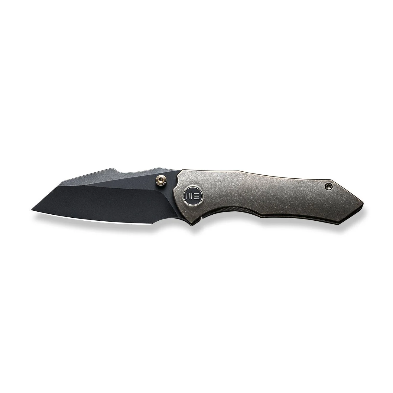 WEKNIFE High-Fin Thumb Stud Knife Titanium Handle (2.98" CPM 20CV Blade) WE22005-2 - Image 4