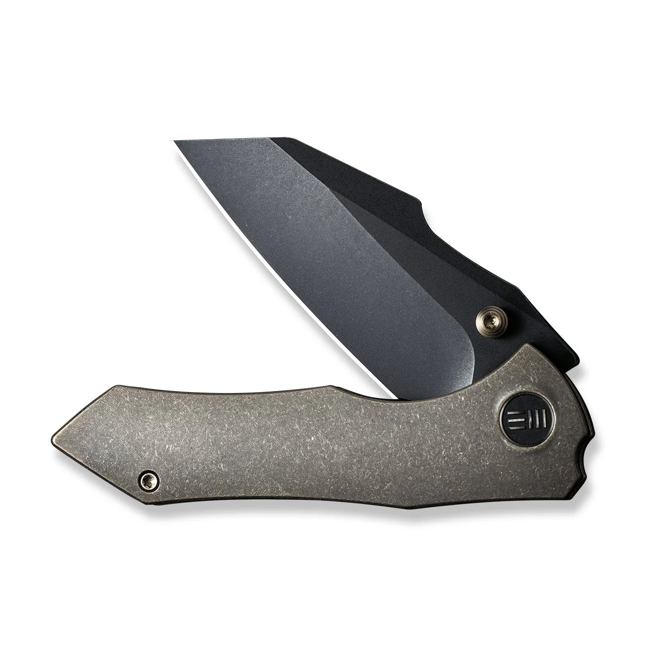 WEKNIFE High-Fin Thumb Stud Knife Titanium Handle (2.98" CPM 20CV Blade) WE22005-2 - Image 5