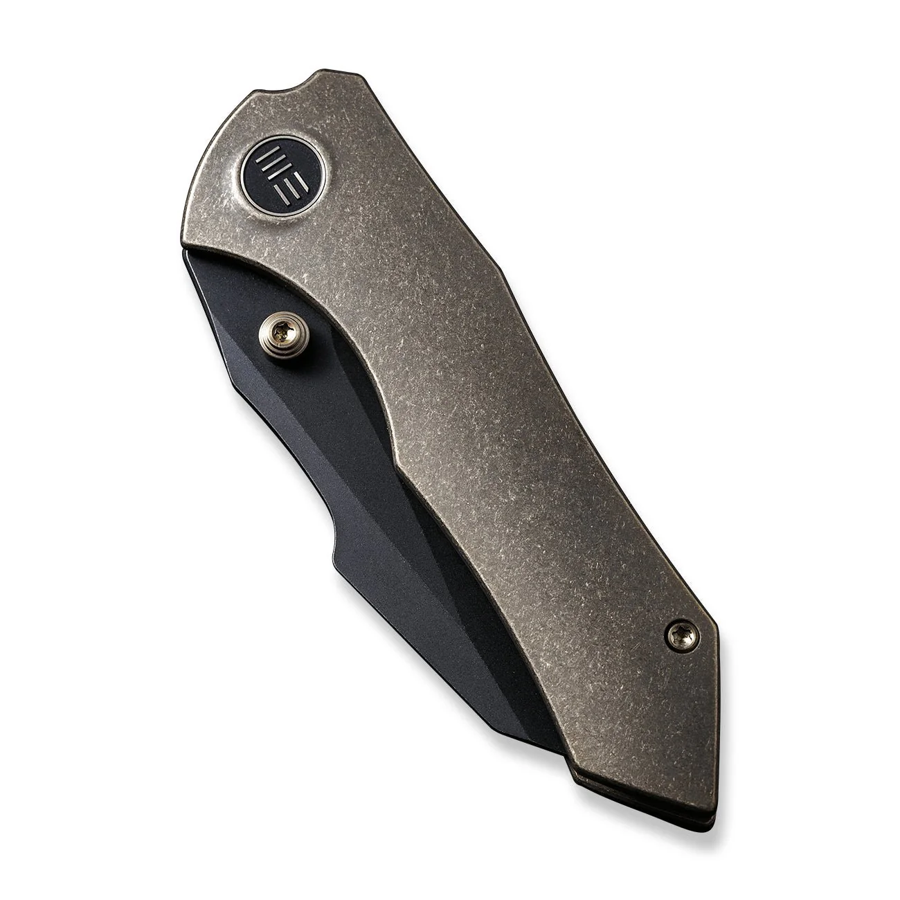 WEKNIFE High-Fin Thumb Stud Knife Titanium Handle (2.98" CPM 20CV Blade) WE22005-2 - Image 6
