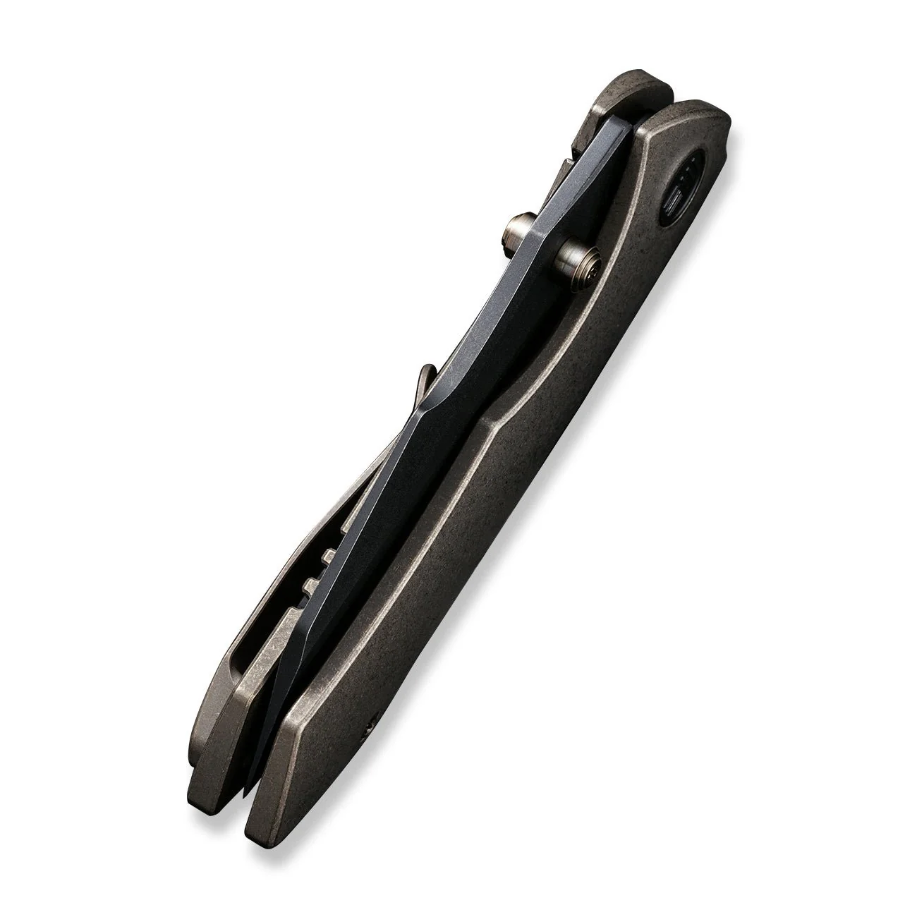 WEKNIFE High-Fin Thumb Stud Knife Titanium Handle (2.98" CPM 20CV Blade) WE22005-2 - Image 8