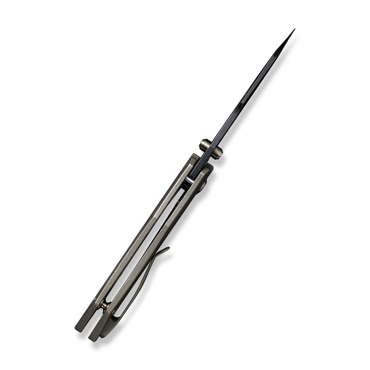 WEKNIFE High-Fin Thumb Stud Knife Titanium Handle (2.98" CPM 20CV Blade) WE22005-2 - Image 9
