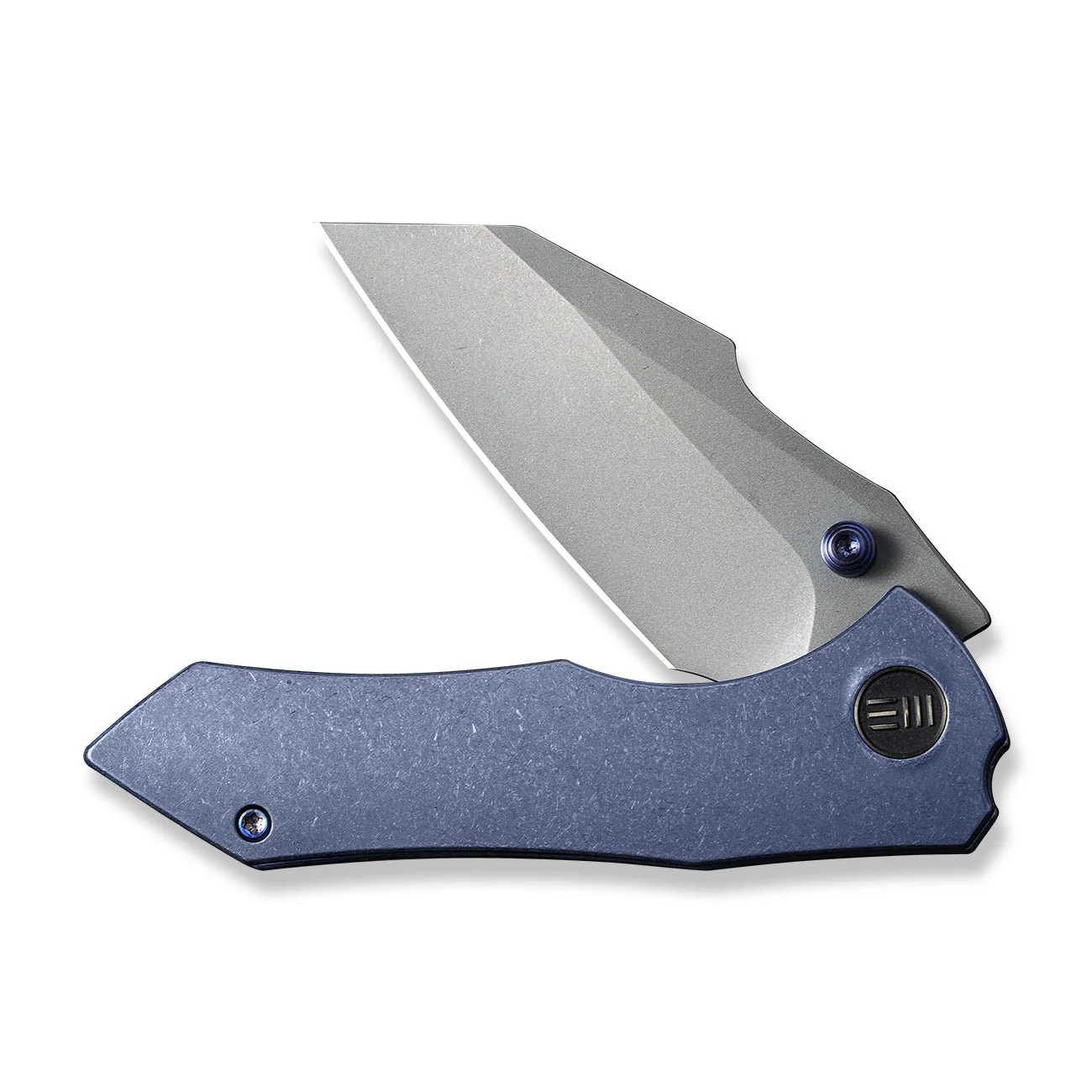 WEKNIFE High-Fin Thumb Stud Knife Titanium Handle (2.98" CPM 20CV Blade) WE22005-3 - Image 5