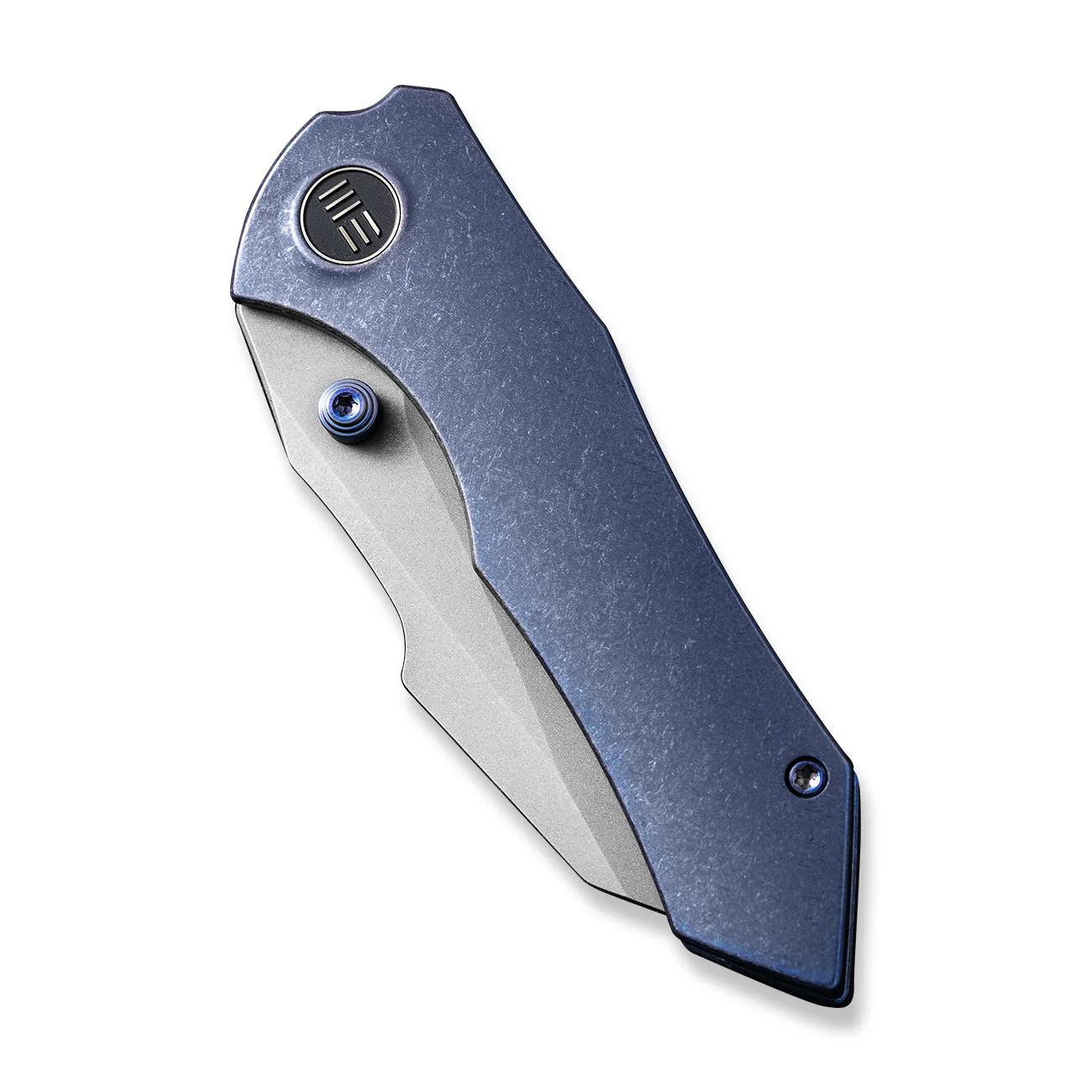 WEKNIFE High-Fin Thumb Stud Knife Titanium Handle (2.98" CPM 20CV Blade) WE22005-3 - Image 6