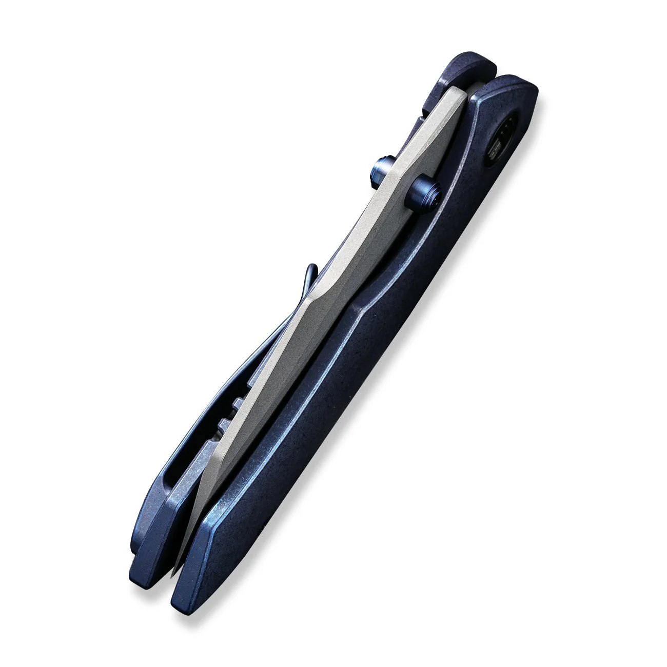 WEKNIFE High-Fin Thumb Stud Knife Titanium Handle (2.98" CPM 20CV Blade) WE22005-3 - Image 8