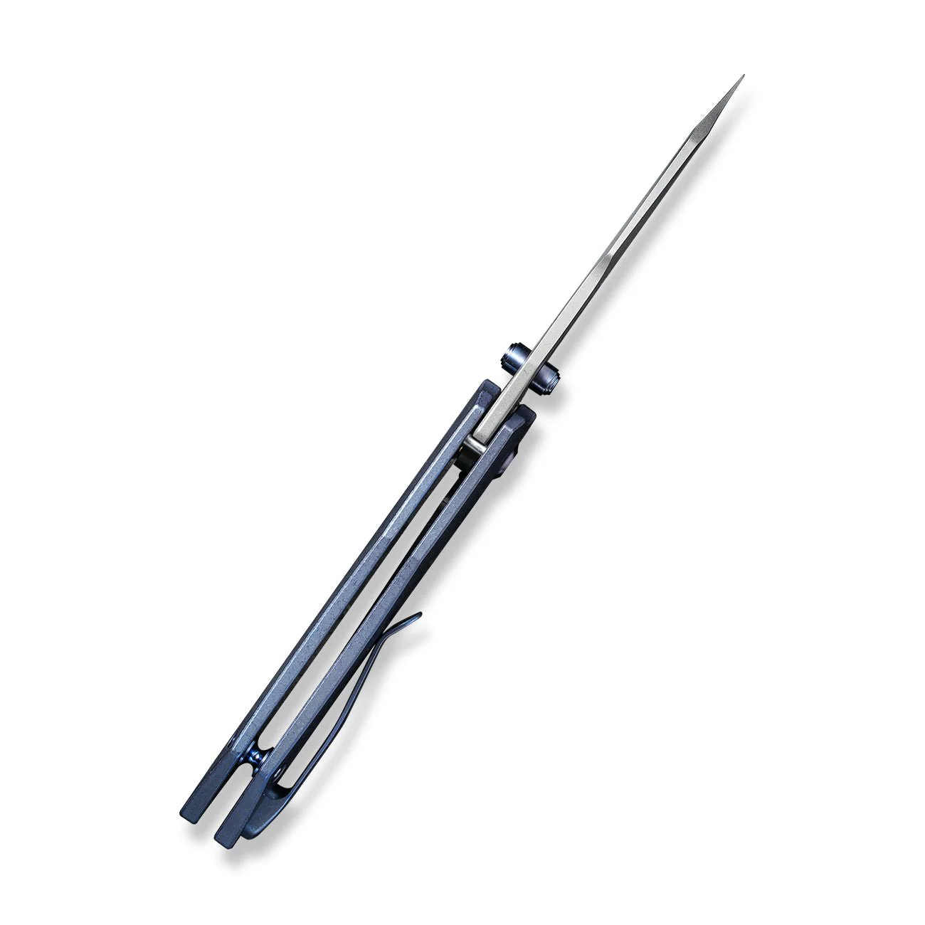 WEKNIFE High-Fin Thumb Stud Knife Titanium Handle (2.98" CPM 20CV Blade) WE22005-3 - Image 9