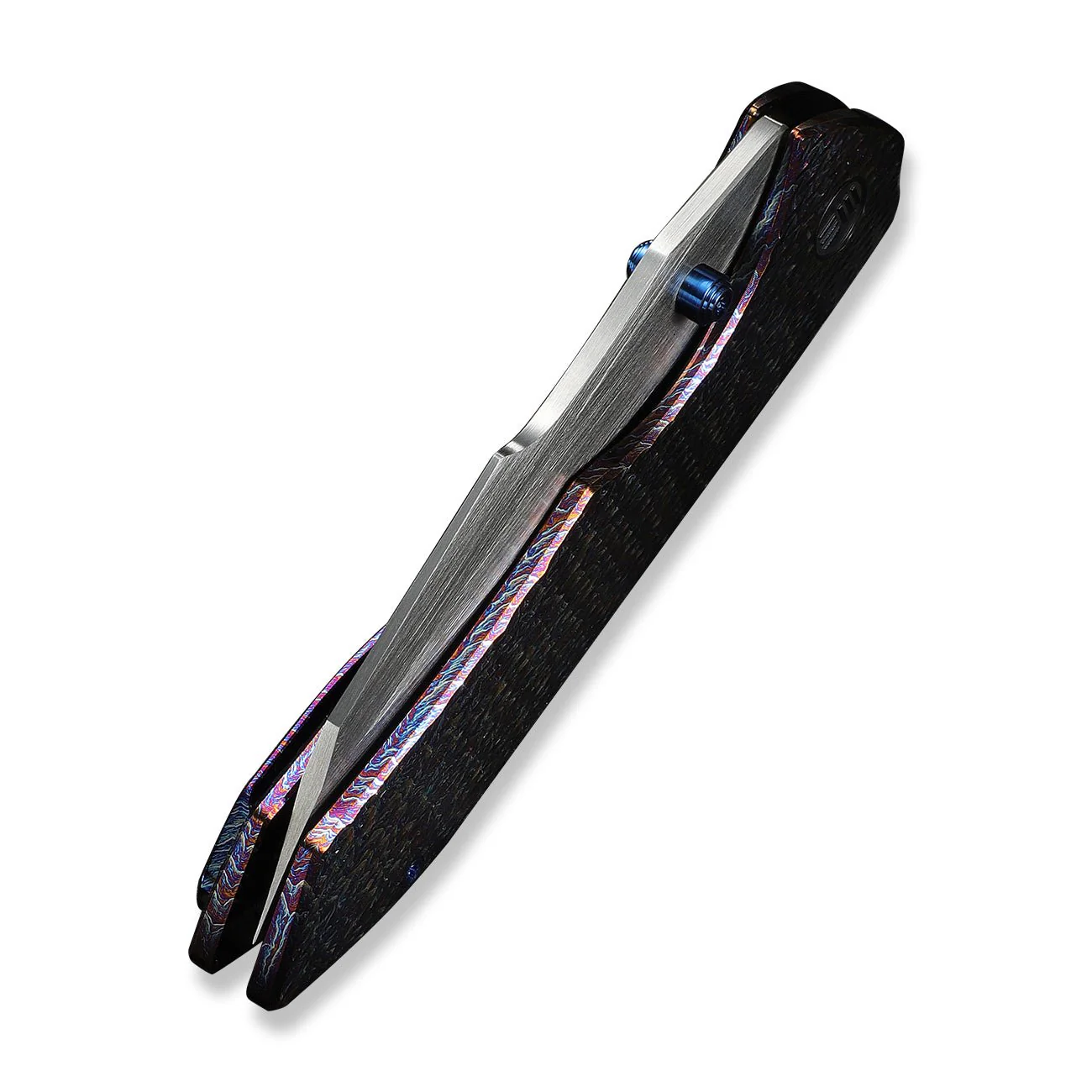 WEKNIFE High-Fin XL Thumb Stud Knife Titanium Handle (3.48" CPM 20CV Blade) WE24010-5 - Image 8
