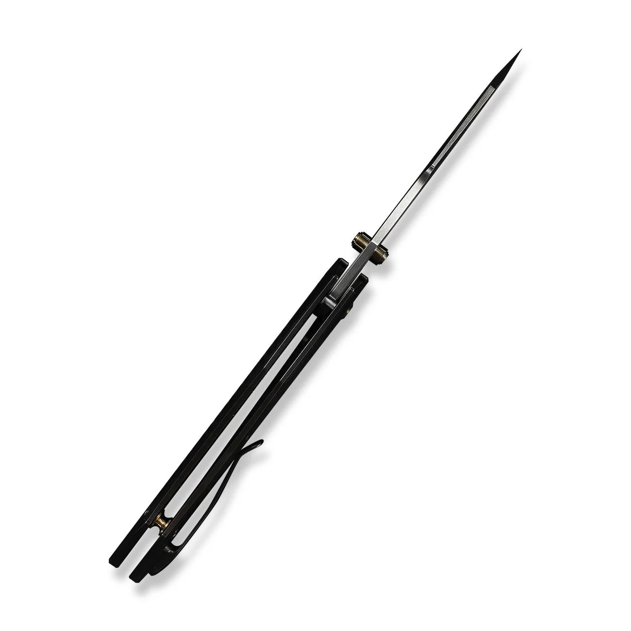 WEKNIFE High-Fin XL Thumb Stud Knife Titanium Handle (3.48" CPM 20CV Blade) WE24010-6 - Image 9