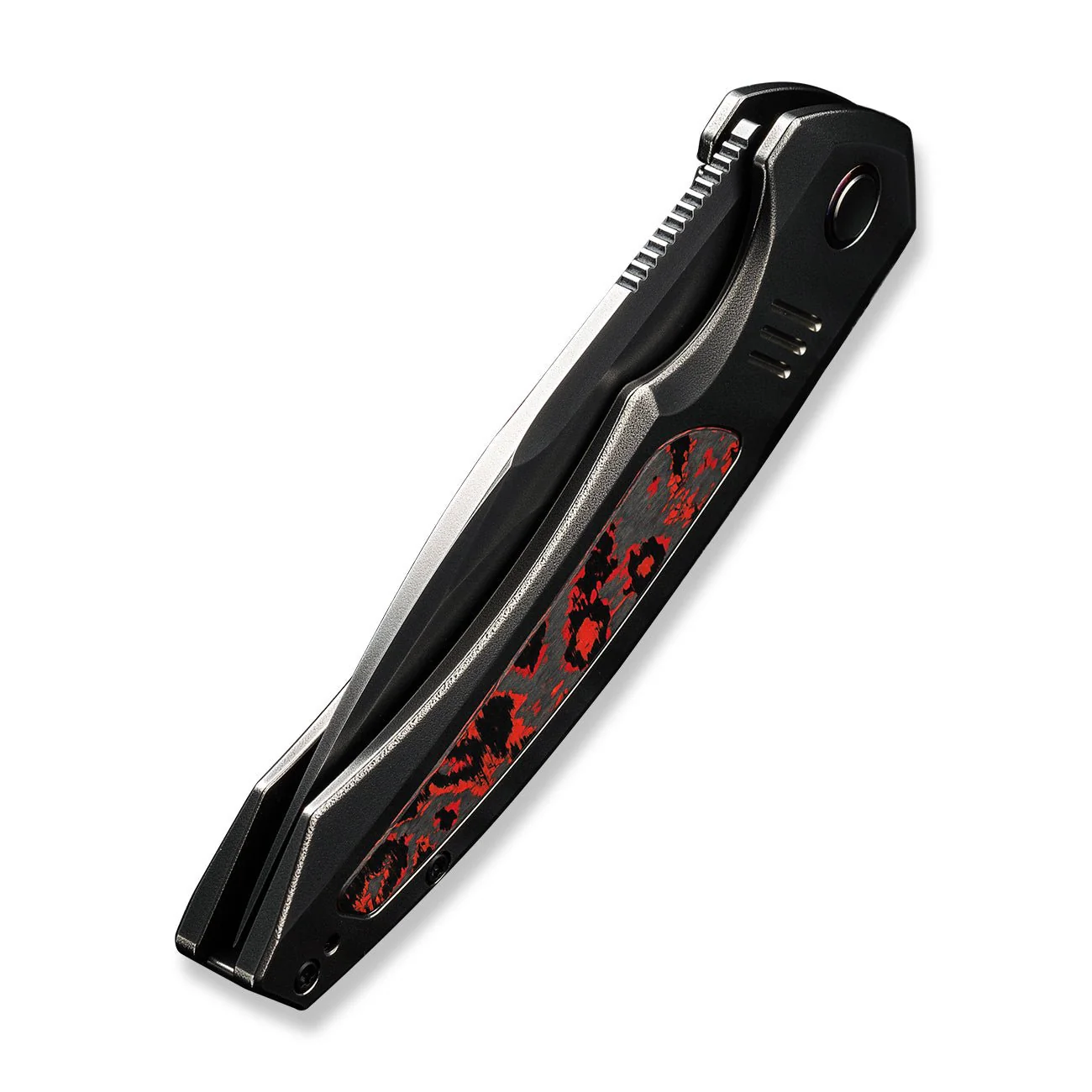 WEKNIFE Hyperactive Flipper Knife Titanium & FatCarbon Fiber Handle (3.8" Vanax Blade) WE23030-2 - Image 8