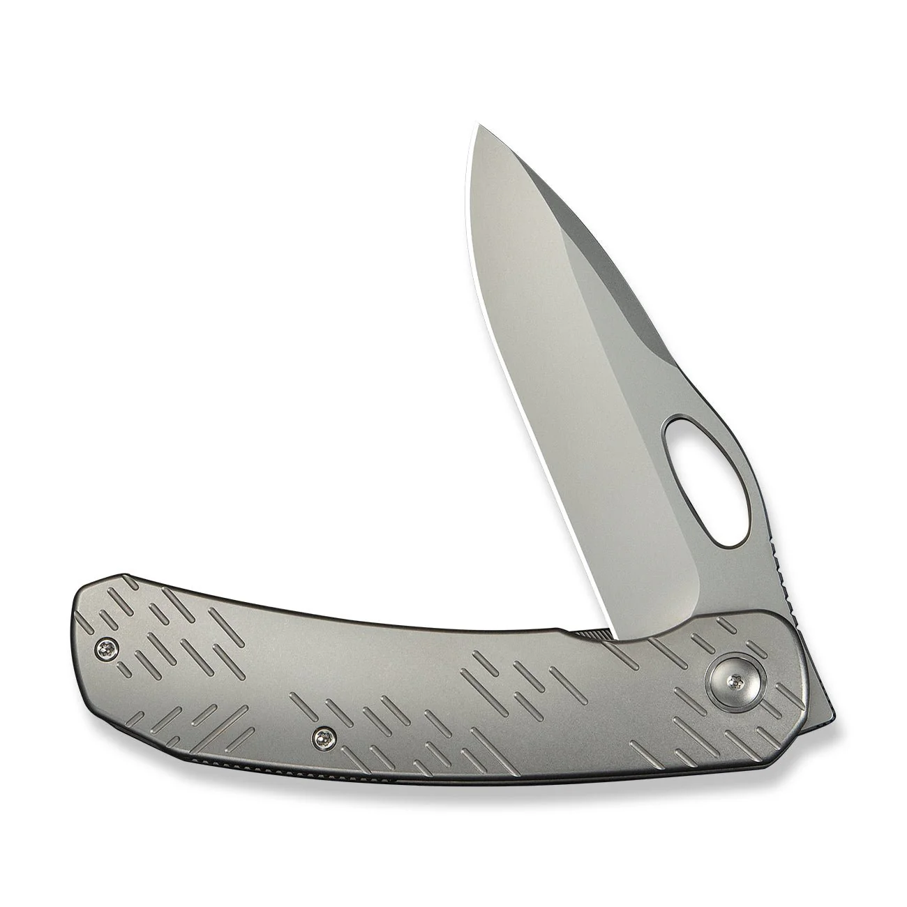 WEKNIFE Inmate Front Flipper & Thumb Hole Knife Titanium Handle (3.7" CPM 20CV Blade) WE23096B-1 - Image 4