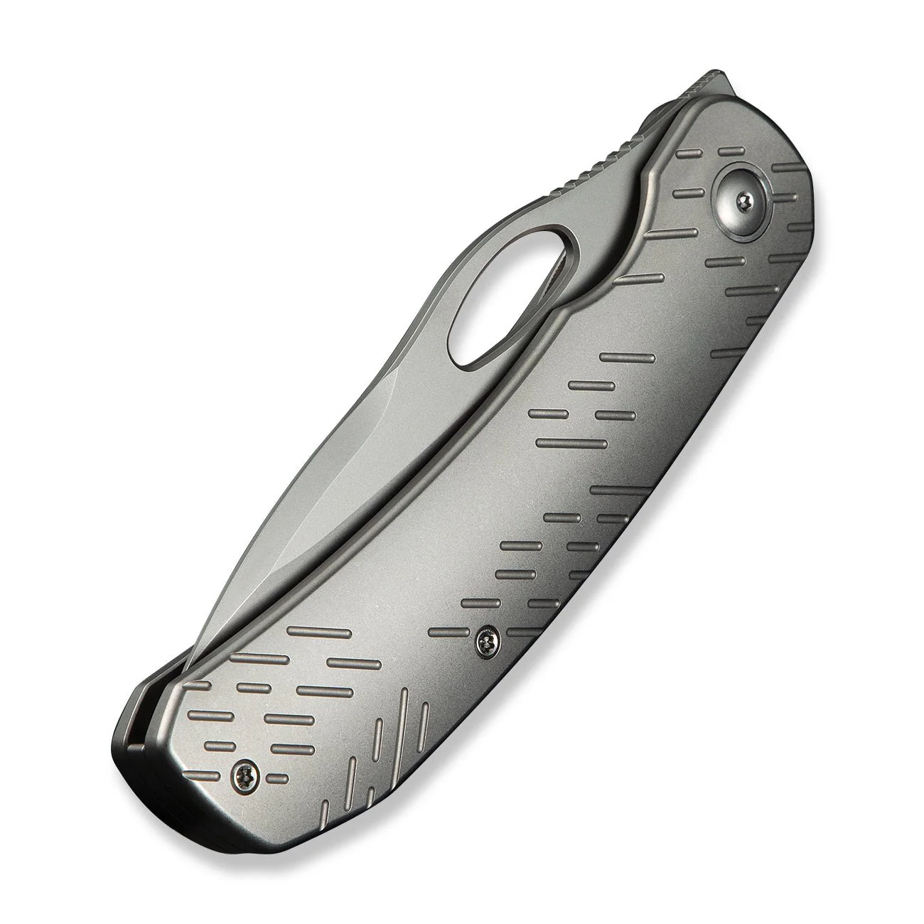 WEKNIFE Inmate Front Flipper & Thumb Hole Knife Titanium Handle (3.7" CPM 20CV Blade) WE23096B-1 - Image 8
