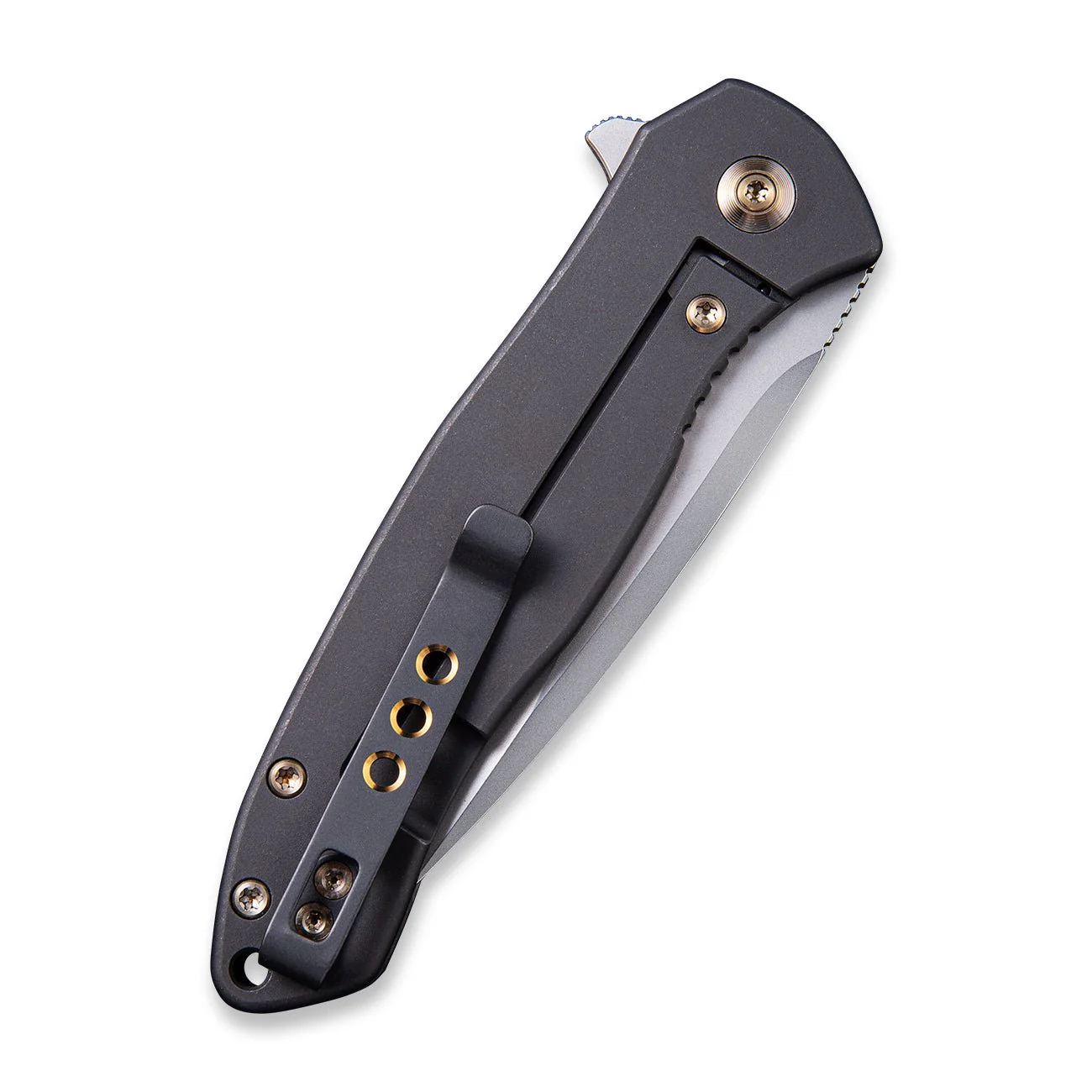 WEKNIFE Kitefin Flipper Knife Titanium & Carbon Fiber Handle (3.24" CPM S35VN Blade) 2001A - Image 6
