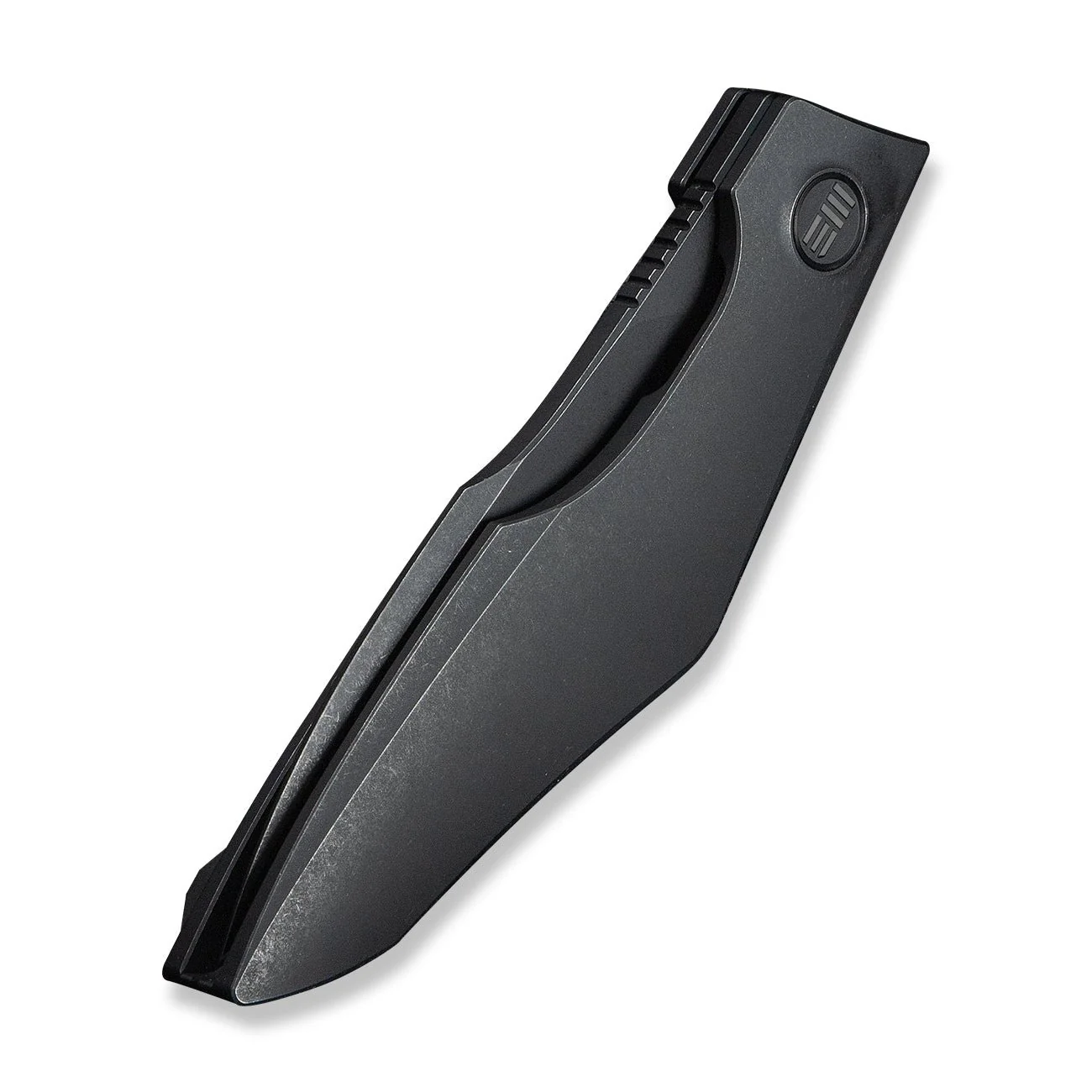 WEKNIFE Krait Snake Flipper Knife Black Titanium Handle (3.34" Black Stonewashed Bohler M390 Blade) WE24084-1 - Image 8