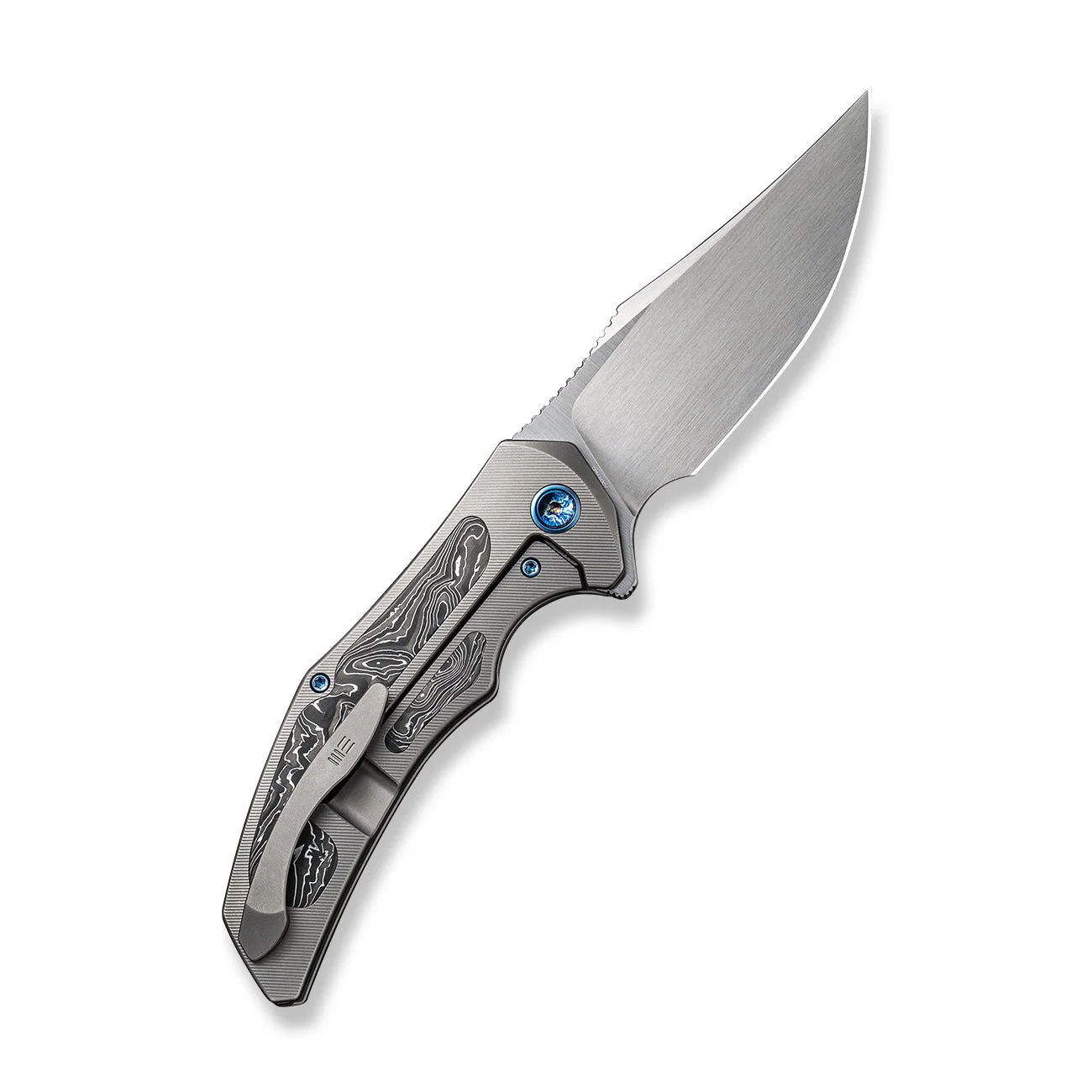 WEKNIFE Magnetron Flipper Knife Titanium & Carbon Fiber Handle (3.76" CPM 20CV Blade) WE18058-1 - Image 2