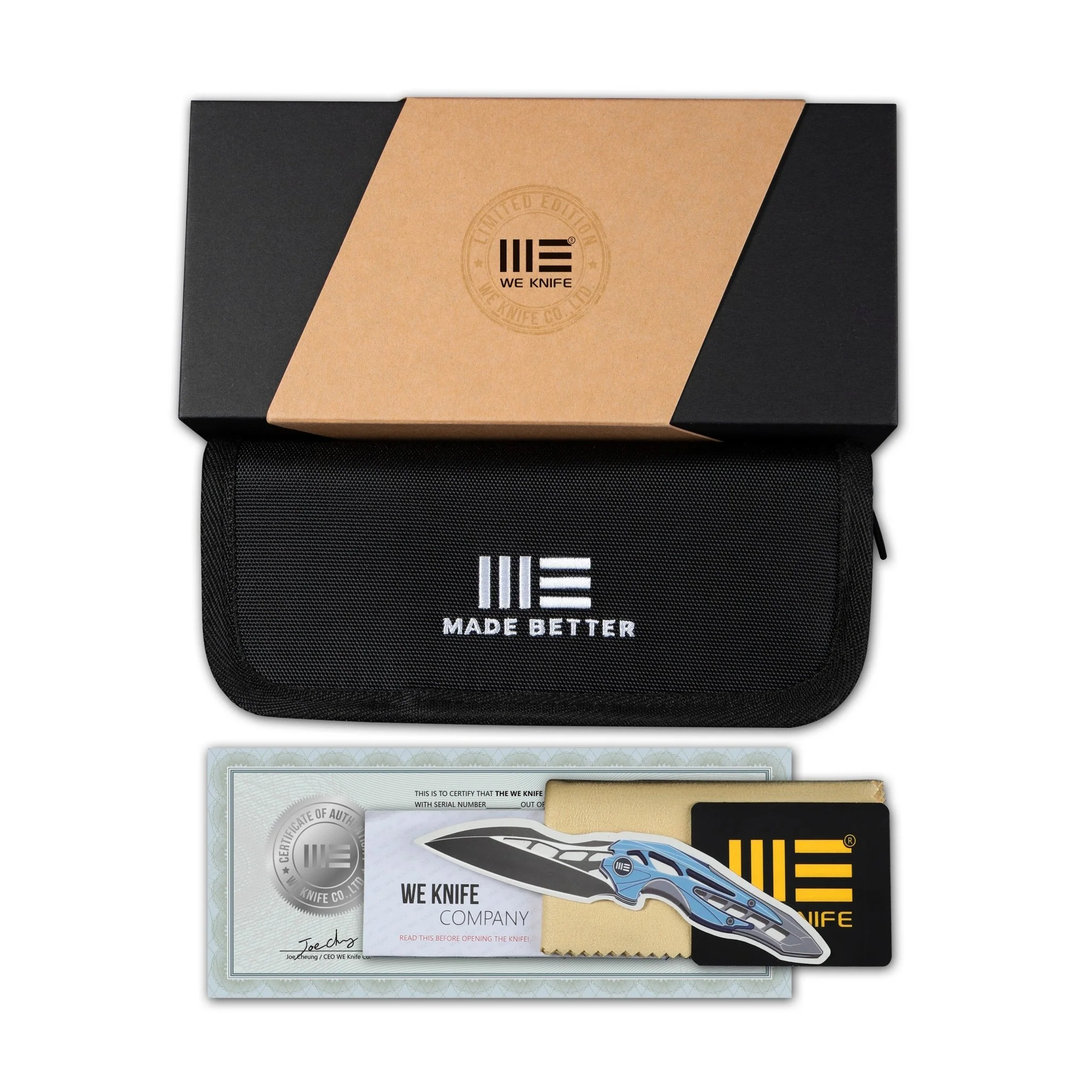WEKNIFE Makani Flipper Knife Titanium Handle (3.61" CPM 20CV Blade) WE21048-1 - Image 10