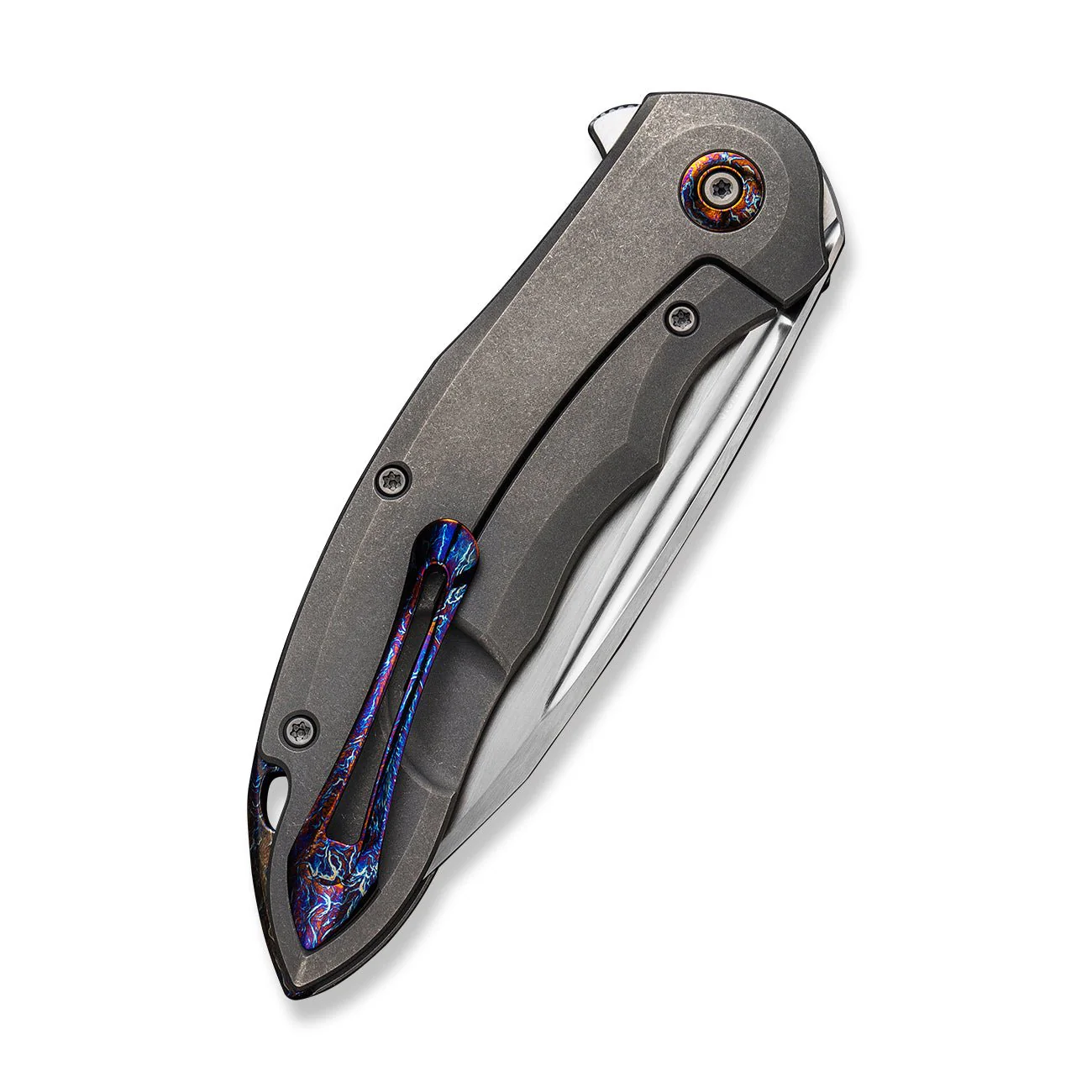 WEKNIFE Makani Flipper Knife Titanium & Carbon Fiber Handle (3.61" CPM 20CV Blade) WE21048B-2 - Image 7