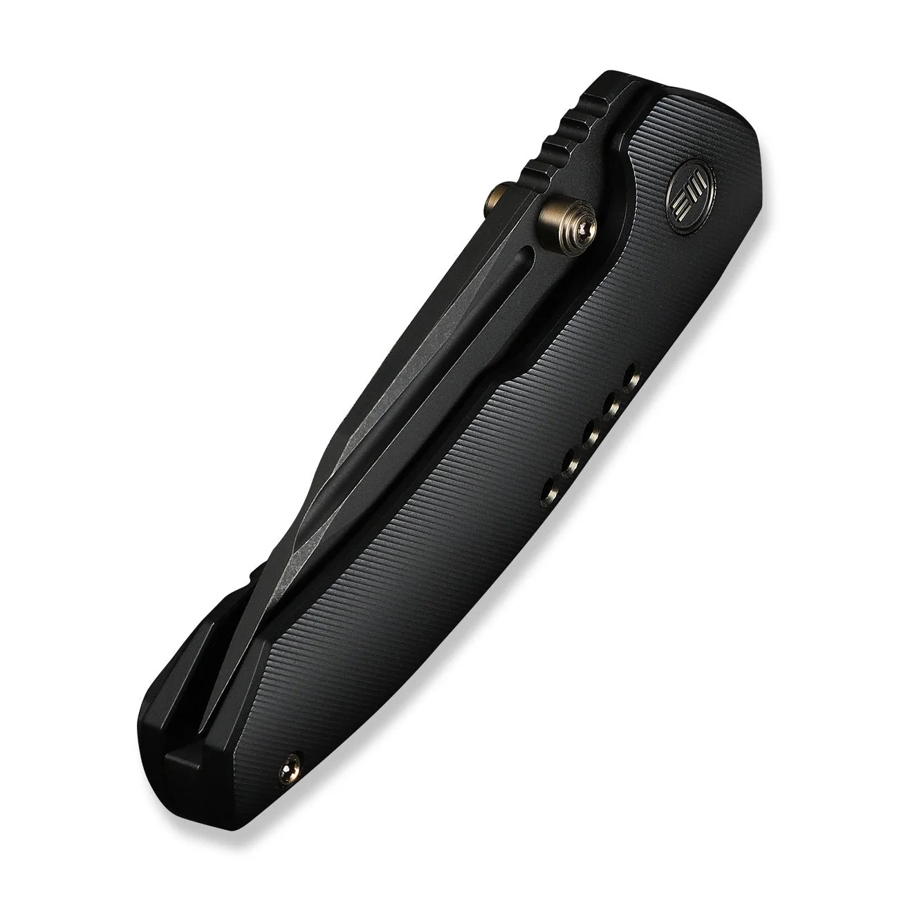 WEKNIFE Micro Trogon Thumb Stud Knife Black Titanium Handle (2.68" Black Stonewashed Bohler M390 Blade) WE24043-1 - Image 8