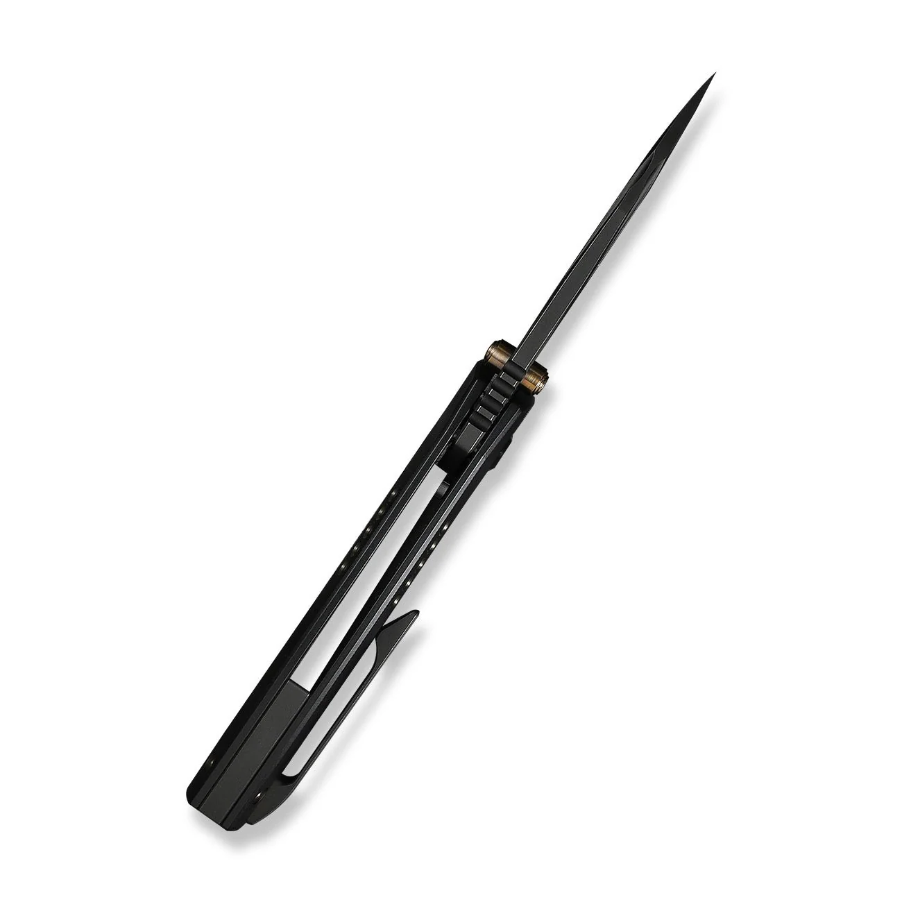 WEKNIFE Micro Trogon Thumb Stud Knife Black Titanium Handle (2.68" Black Stonewashed Bohler M390 Blade) WE24043-1 - Image 9