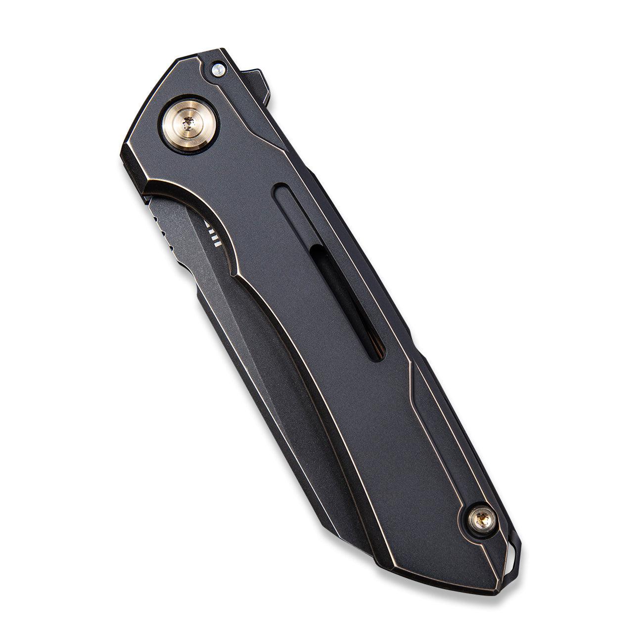 WEKNIFE Mini Buster Flipper Knife Titanium Handle (3.43" CPM 20CV Blade) 2003B - Image 5