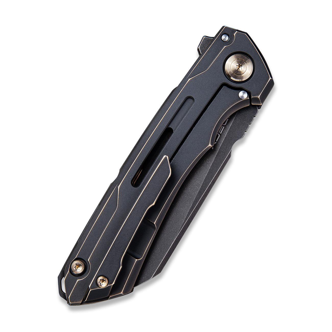 WEKNIFE Mini Buster Flipper Knife Titanium Handle (3.43" CPM 20CV Blade) 2003B - Image 6