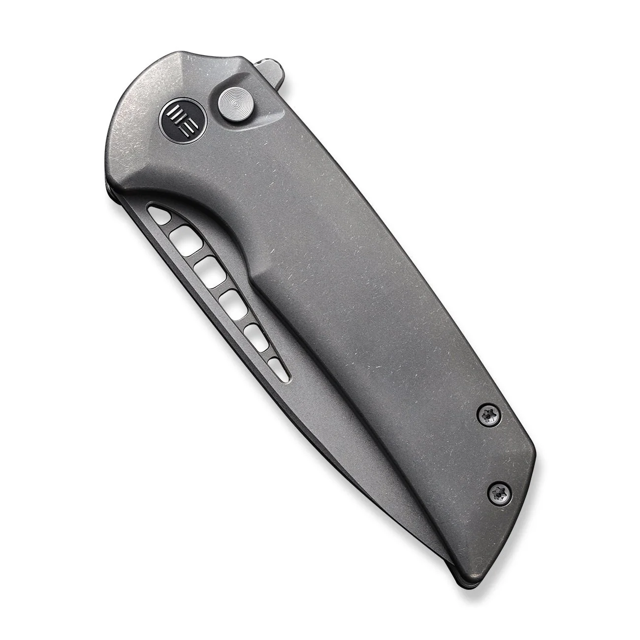 WEKNIFE Mini Malice Flipper & Button Lock Knife Titanium Handle (2.98" CPM 20CV Blade) WE054BL-2 - Image 6