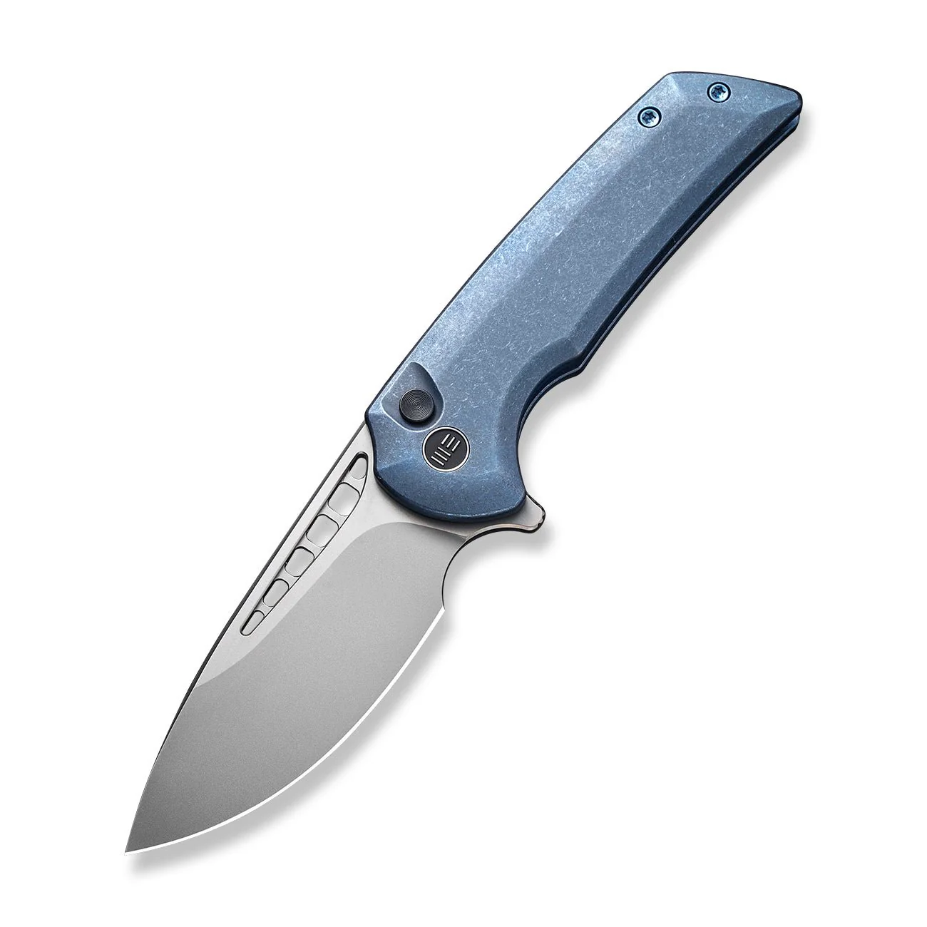 WEKNIFE Mini Malice Flipper & Button Lock Knife Titanium Handle (2.98" CPM 20CV Blade) WE054BL-3 - Image 3