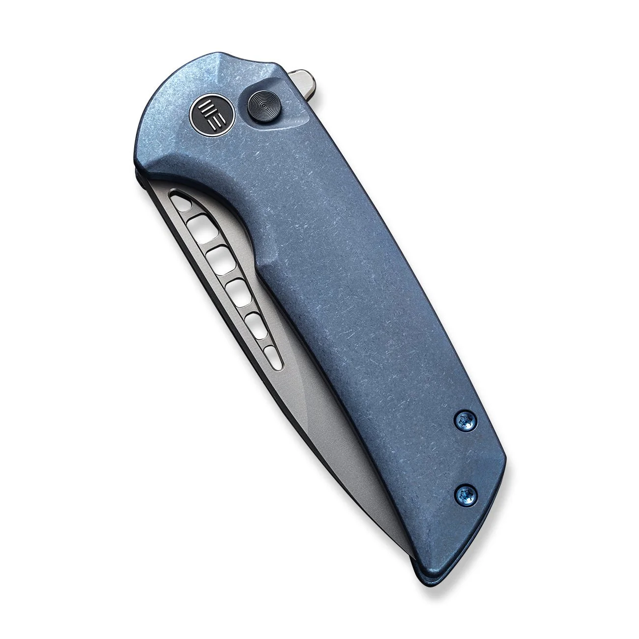 WEKNIFE Mini Malice Flipper & Button Lock Knife Titanium Handle (2.98" CPM 20CV Blade) WE054BL-3 - Image 6
