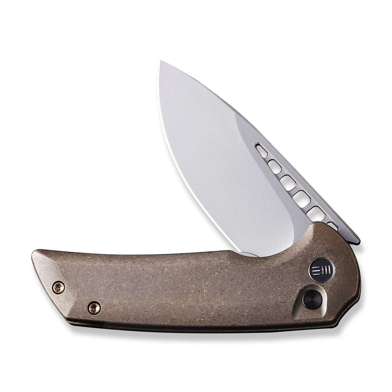 WEKNIFE Mini Malice Flipper & Button Lock Knife Titanium Handle (2.98" CPM 20CV Blade) WE054BL-4 - Image 5