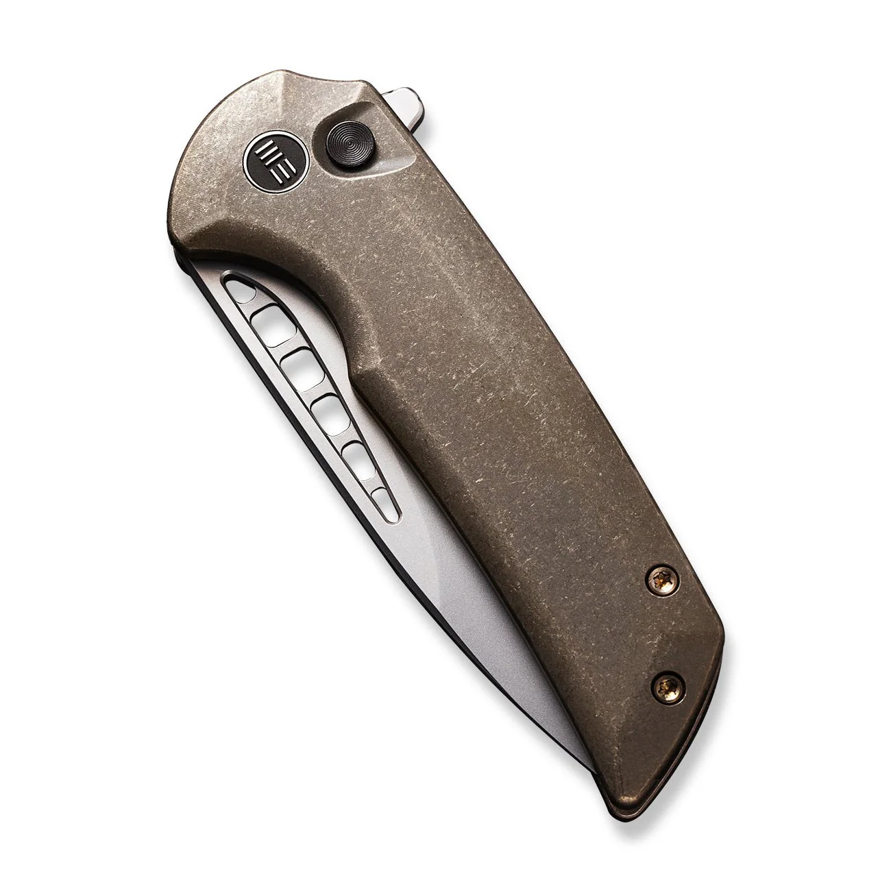 WEKNIFE Mini Malice Flipper & Button Lock Knife Titanium Handle (2.98" CPM 20CV Blade) WE054BL-4 - Image 6
