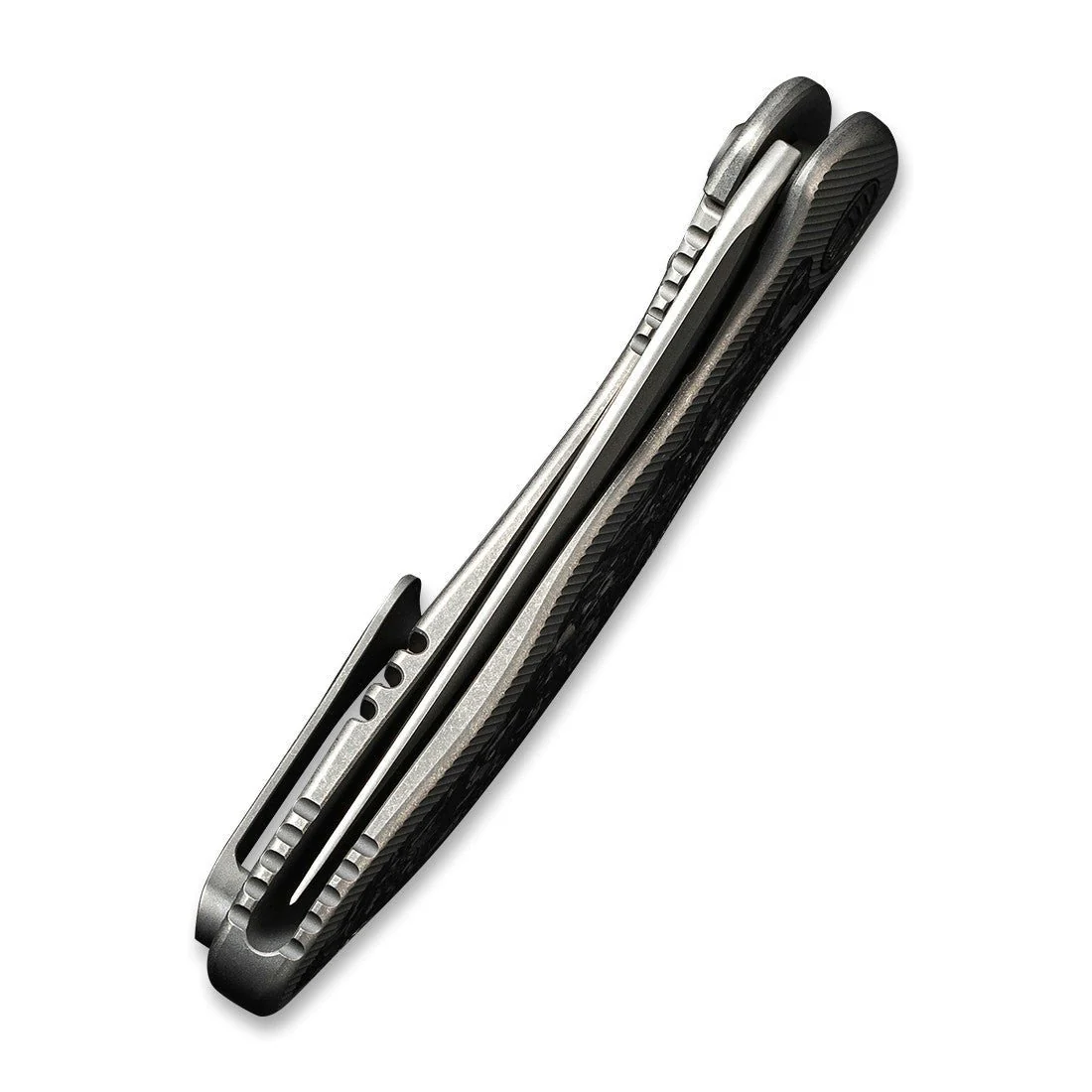WEKNIFE Mini Synergy Flipper Knife Titanium & Carbon Fiber Handle (2.93" CPM 20CV Blade) 2011CF-A - Image 7
