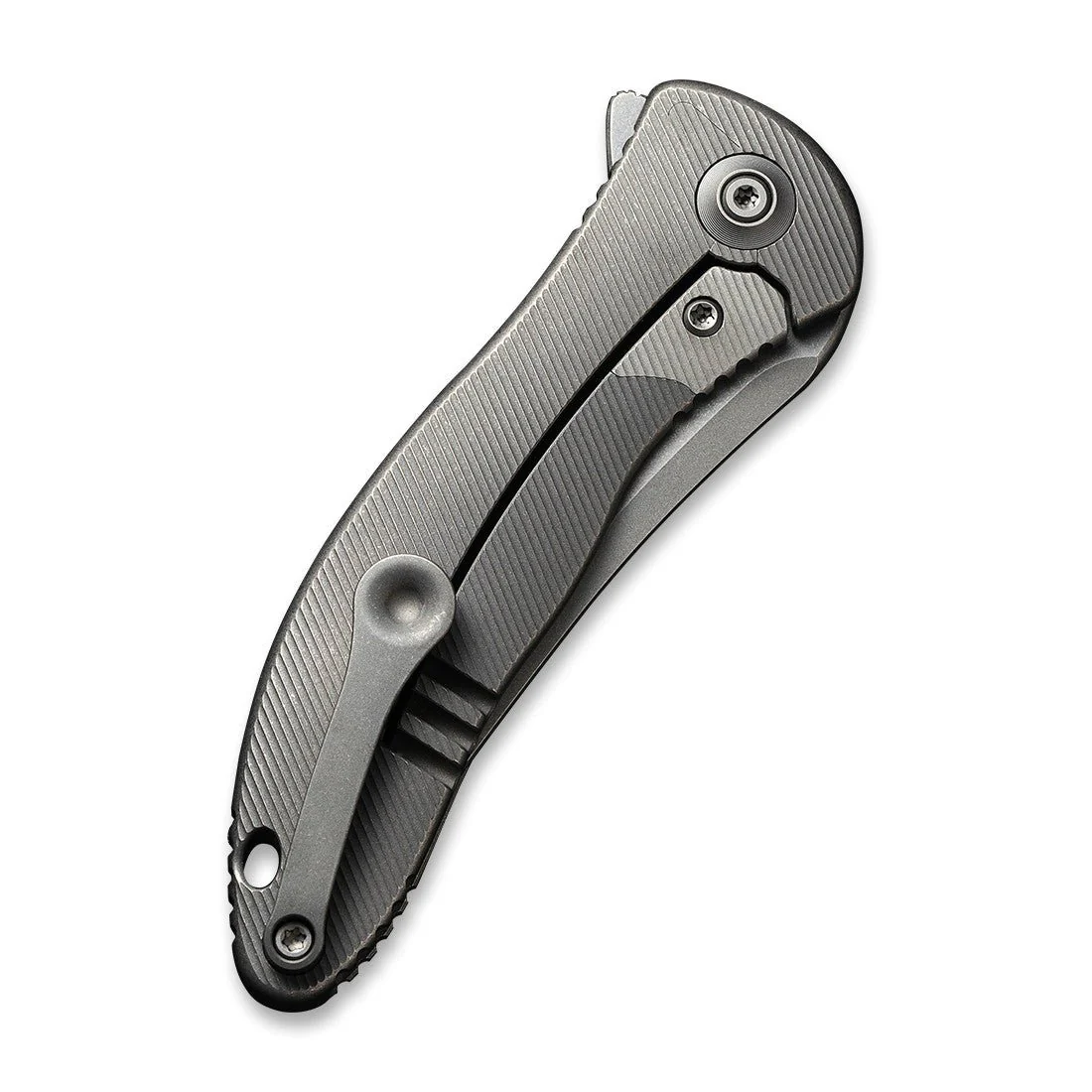 WEKNIFE Mini Synergy Flipper Knife Titanium Handle (2.93" CPM 20CV Blade) 2012A - Image 6