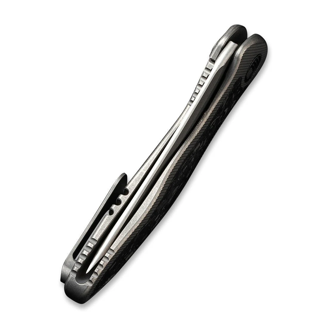 WEKNIFE Mini Synergy Flipper Knife Titanium & Carbon Fiber Handle (2.93" CPM 20CV Blade) 2012CF-A - Image 7