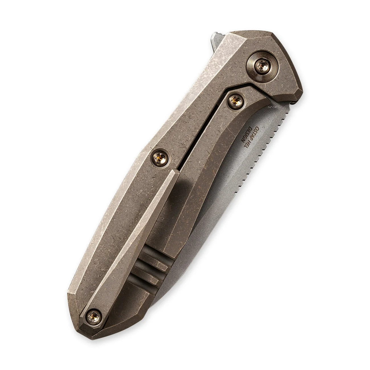 WEKNIFE Mote Flipper Knife Titanium Handle(2.66" CPM S35VN Blade) 2005A - Image 6