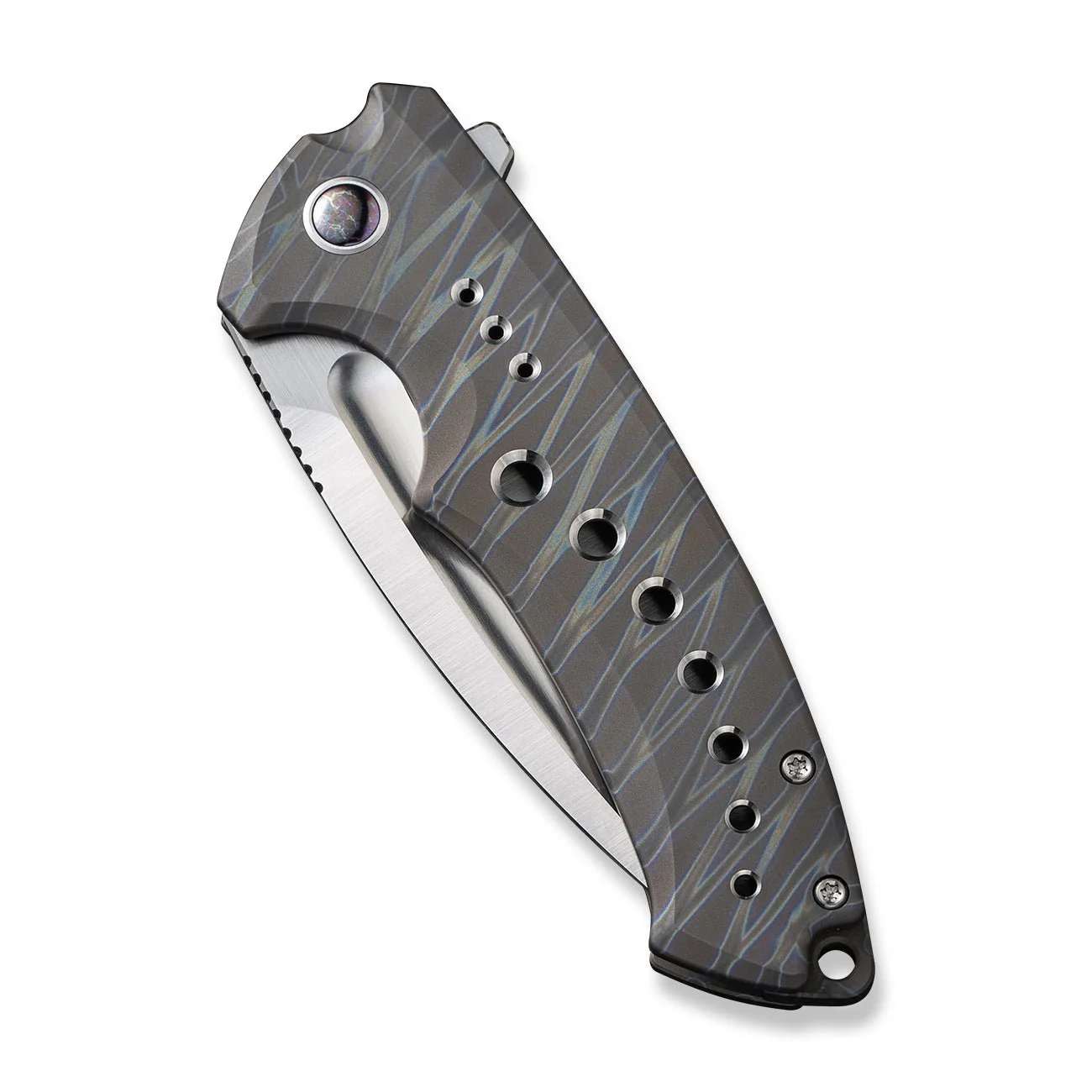 WEKNIFE Nexusia Flipper Knife Titanium Handle (3.48" CPM 20CV Blade) WE22044-3 - Image 6